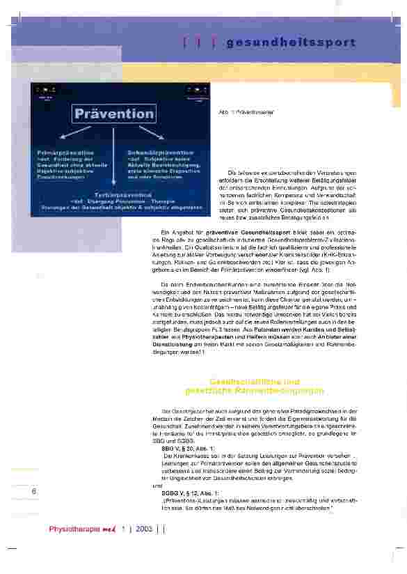 Vorschauseite 2: Primärprävention