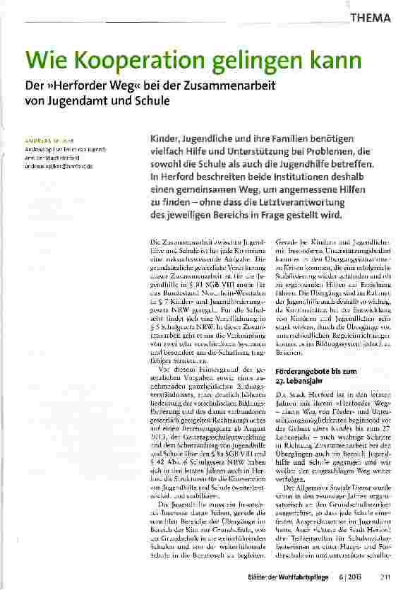 Vorschauseite 1: Wie Kooperation gelingen kann
