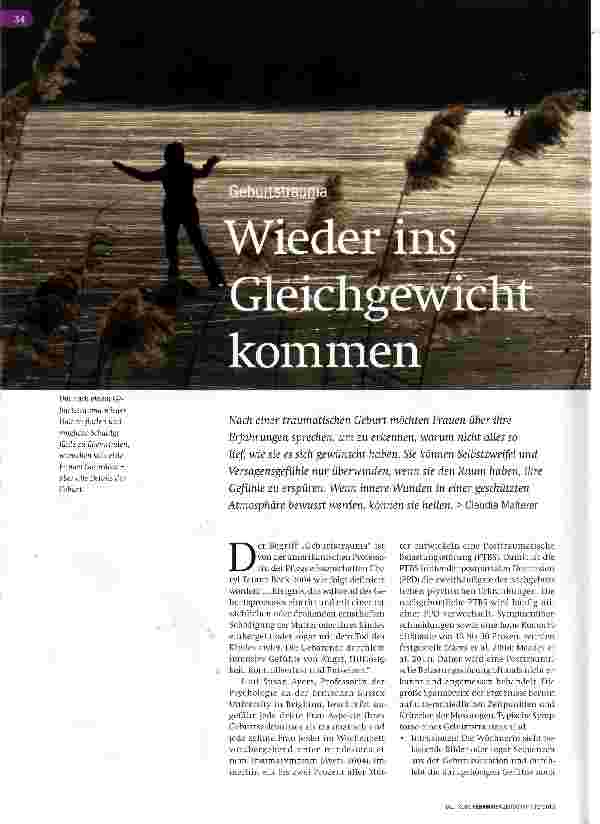 Vorschauseite 1: Wieder ins Gleichgewicht kommen