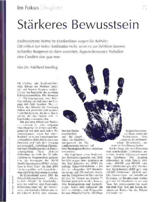 Vorschauseite 1: Stärkeres Bewusstsein