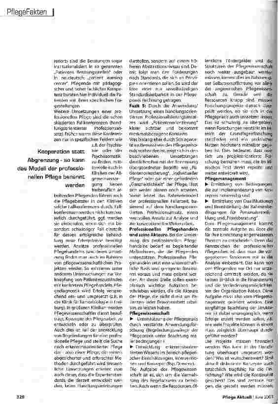 Vorschauseite 4: Die Professionalität soll in der Praxis ankommen Eine theoretische Abhandlung - Teil II
