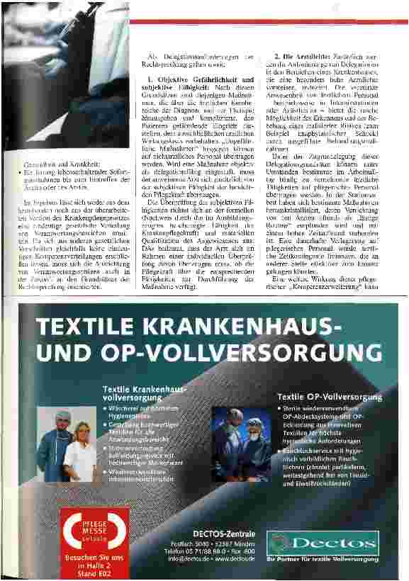 Vorschauseite 2: Die Delegation ärztlicher Tätigkeiten Recht