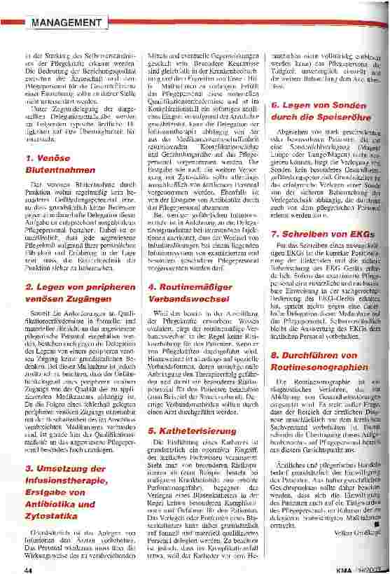 Vorschauseite 3: Die Delegation ärztlicher Tätigkeiten Recht