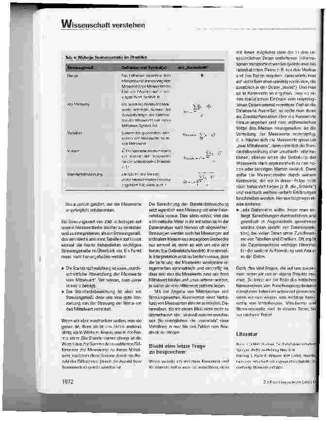 Vorschauseite 5: Folge 10: Von Varianzen, Standardabweichungen undanderen Streuungsmaßen