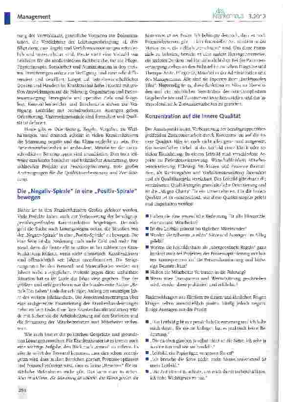 Vorschauseite 2: Innere Qualität - Herausforderungen aus pflegerischer Perspektive