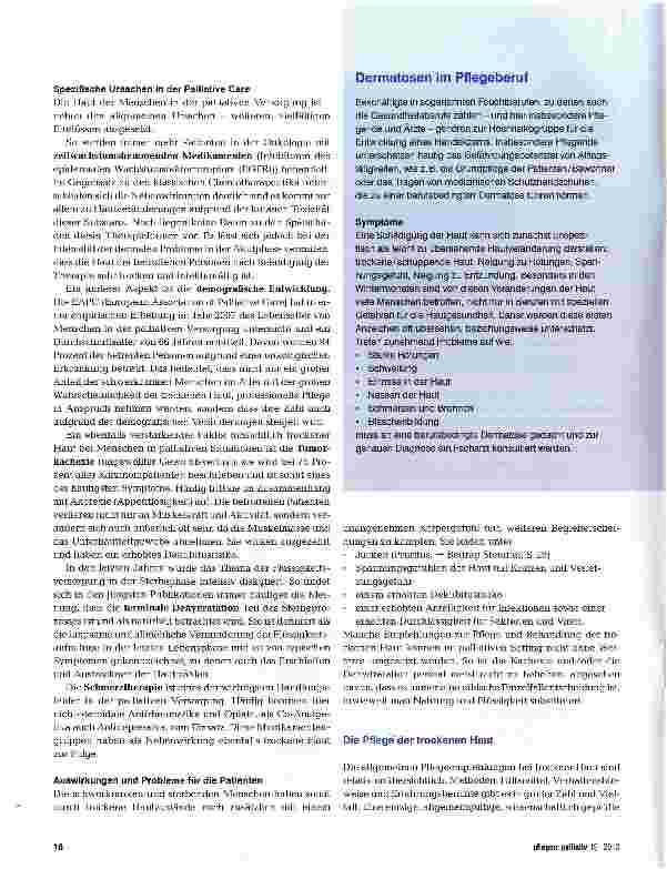 Vorschauseite 3: Trockene Haut kein trockenes Thema