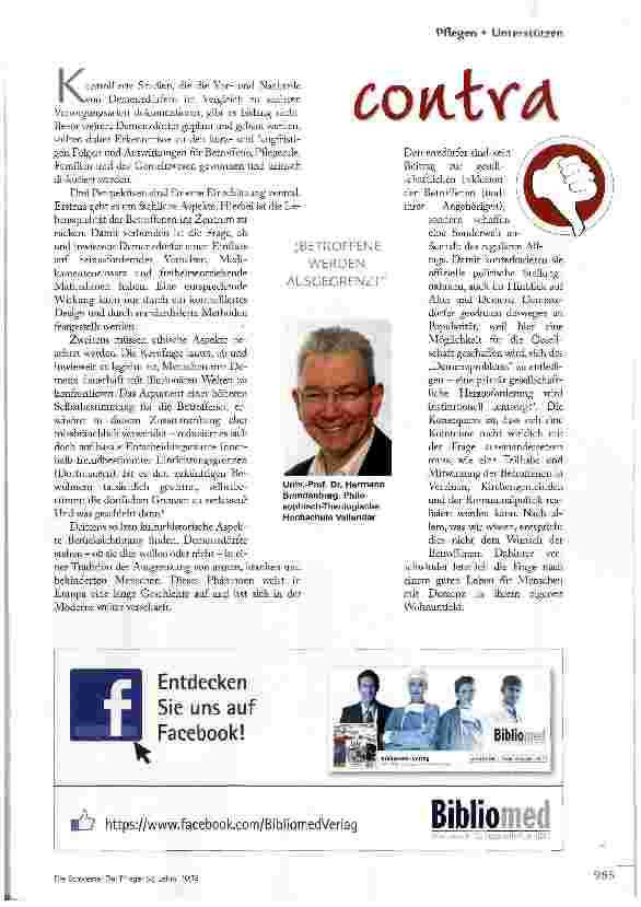 Vorschauseite 2: DEMENZDÖRFER: BESSERE LEBENSQUALITÄT?