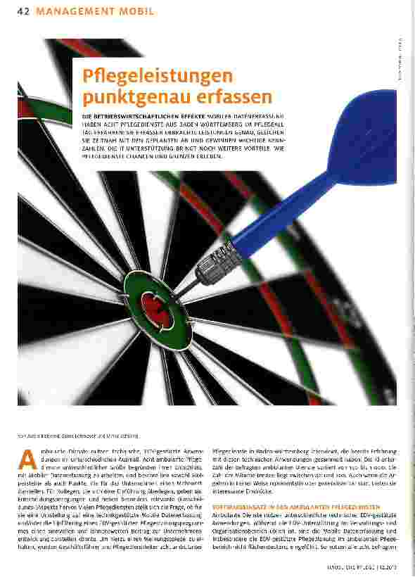 Vorschauseite 1: Pflegeleistungen punktgenau erfassen