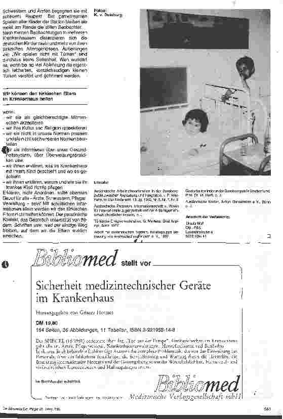 Vorschauseite 4: Das ausländische Kind im Krankenhaus