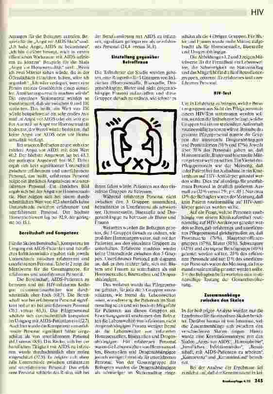 Vorschauseite 3: Einstellungen gegenüber HIV-Positiven und AIDS-Kranken Eine Befragung von Krankenschwestern und -pflegern