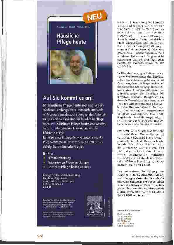 Vorschauseite 3: Lügerecht zu bestehender Schwangerschaft