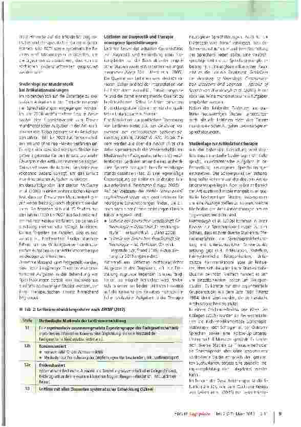Vorschauseite 4: Mundmotorische Aufgaben in der Behandlung neurogener Sprechstörungen