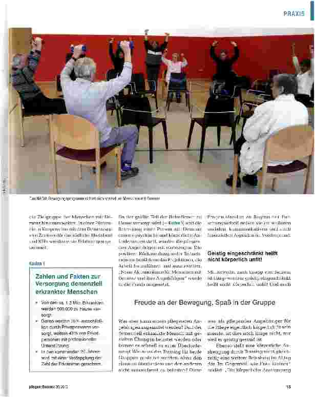 Vorschauseite 2: „Zusammen bleiben wir fit!