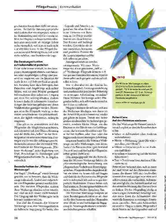 Vorschauseite 2: Zwischen PatientCare und SelfCare: Die Wittener Werkzeuge