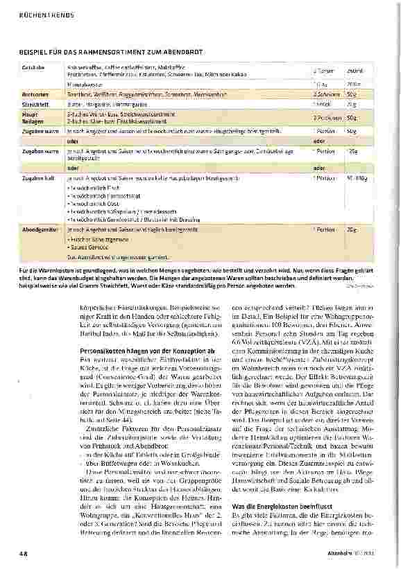 Vorschauseite 3: Die Kosten in der Heimküche genau kalkulieren