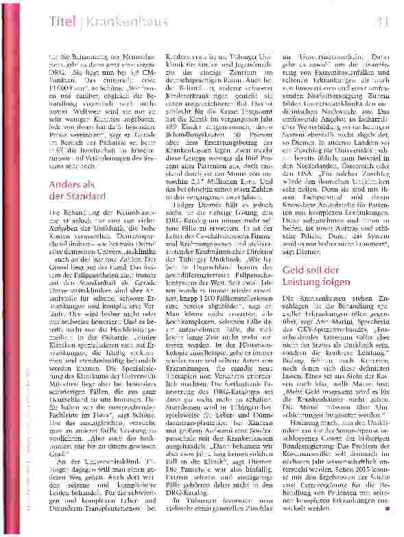Vorschauseite 2: Guter Ruf ist teuer
