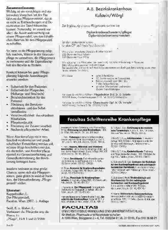 Vorschauseite 3: Der Pflegeprozeß - eine Herausforderung für alle