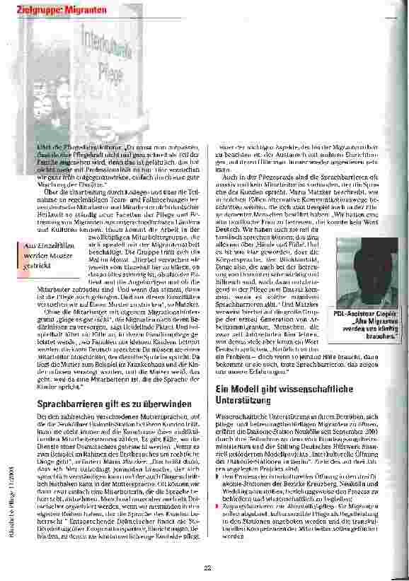 Vorschauseite 3: Zugangsbarrieren abbauen