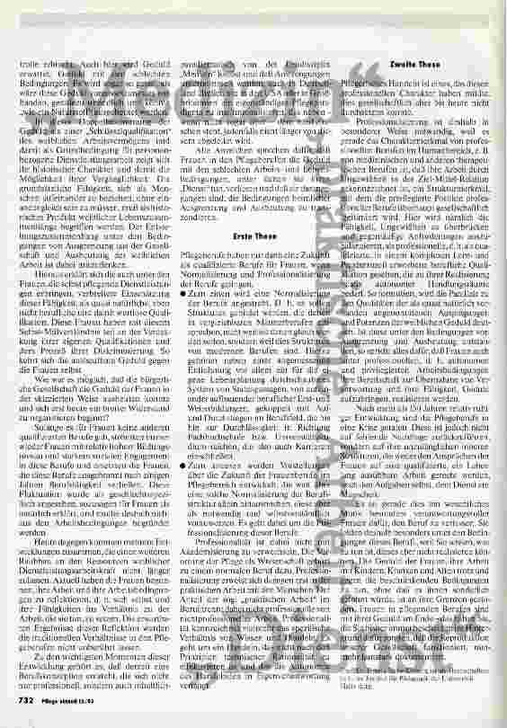 Vorschauseite 2: Sind wir (k)ein Beruf im Gesundheitswesen? Teil 2