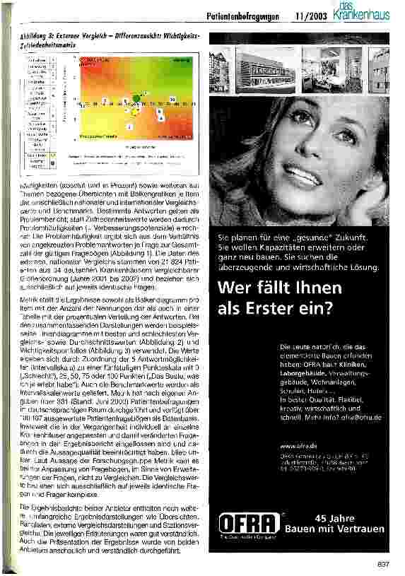 Vorschauseite 4: Patientenbefragungen - die Qual der Wahl