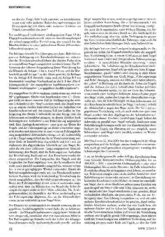 Vorschauseite 2: Konkretisierung der Anforderungen an eine Abzweigungserklärung nach § 5 Abs. 1 GebrAAG; Schutzbereichsrelevante Zweckangaben einer abgezweigten Gebrauchsmusteranmeldung§§ 5,11, 23…