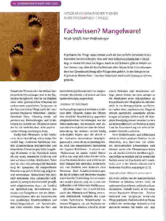 Vorschauseite 1: Fachwissen? Mangelware!
