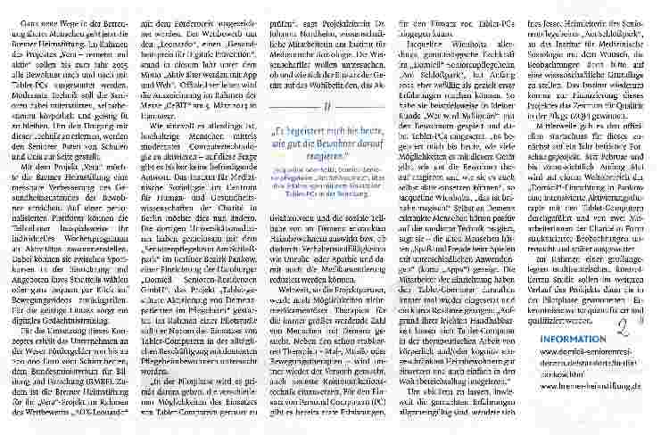 Vorschauseite 2: Der Tablet-PC hält Einzug ins Heim