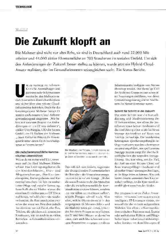Vorschauseite 1: Die Zukunft klopft an