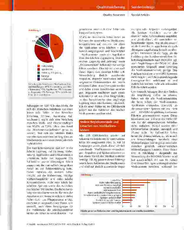Vorschauseite 3: Medikationsfehler Eine systematische Analyse der Berichte im CIRS-AINS