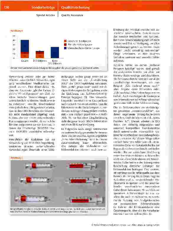 Vorschauseite 4: Medikationsfehler Eine systematische Analyse der Berichte im CIRS-AINS