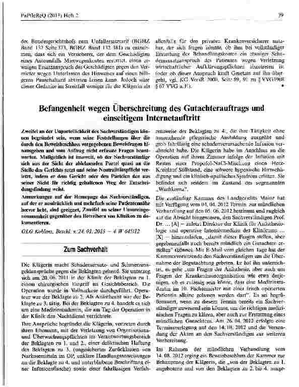 Vorschauseite 5: Zur wirtschaftlichen Patientenaufklärung — Privatklinik/Plankrankenhaus