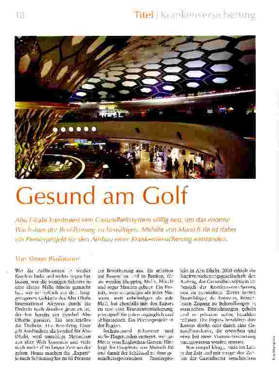 Vorschauseite 1: Gesund am Golf