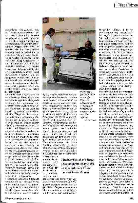 Vorschauseite 5: Wer will denn da noch pflegen?
