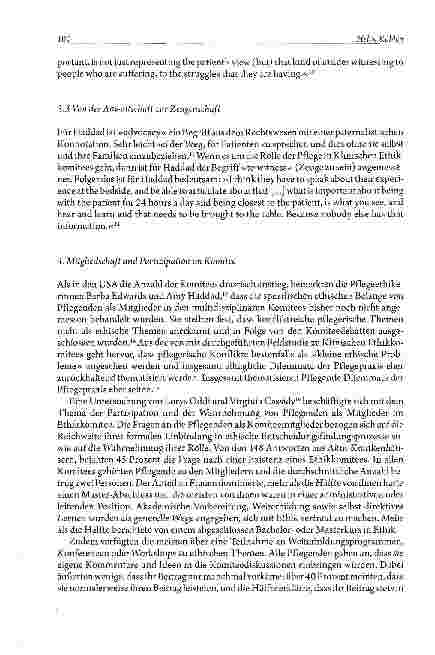 Vorschauseite 4: Klinische Ethikkomitees und Pflege