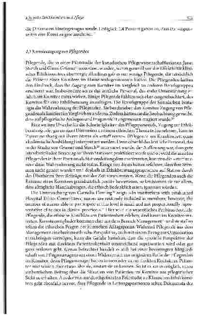 Vorschauseite 5: Klinische Ethikkomitees und Pflege