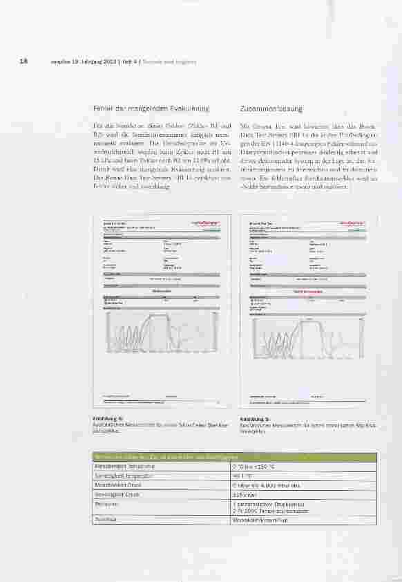 Vorschauseite 3: Innovative Sterilisationsüberwachung: mit dem neuen EBI-16-Bowie-Dick-Test-Datenlogger