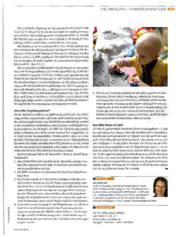 Vorschauseite 3: Was braucht es für die Pflege zu Hause?