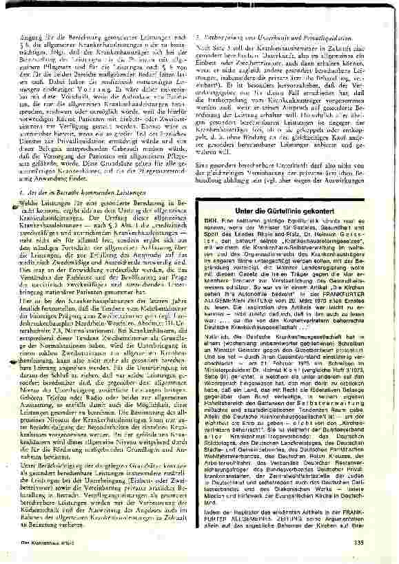 Vorschauseite 3: Zum §6 der neuen Bundespflegesatzverordnung