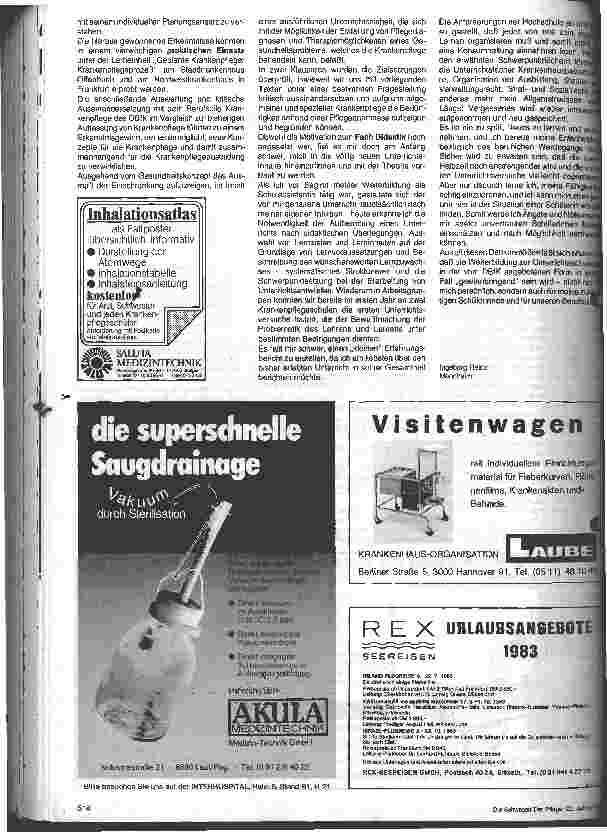 Vorschauseite 2: Weiterbildung zur Unterrichtsschwester - nur eine Pflichtübung?