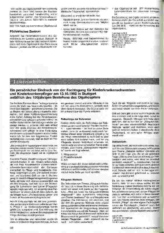 Vorschauseite 2: 150 Jahre Olgahospital Stuttgart - die königliche Kinderklinik mit Tradition