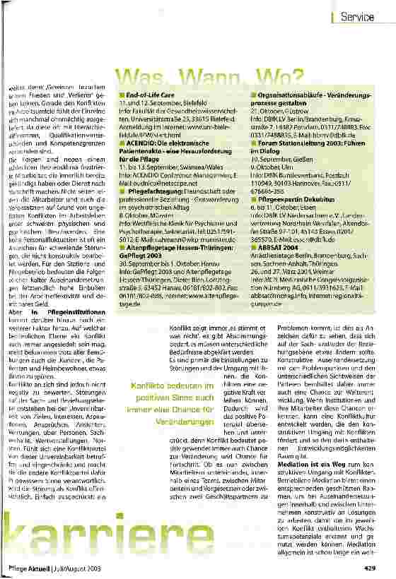 Vorschauseite 2: Mediation hilft, Konflikte konstruktiv zu lösen