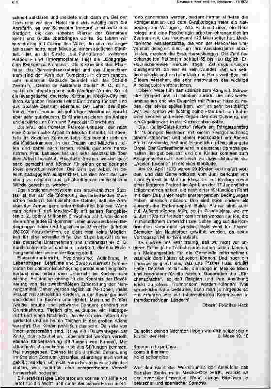 Vorschauseite 6: XV. Kongreß des Weltbundes der Krankenschwestern und Krankenpfleger in Mexiko-City (13.-18. Mai 1973)