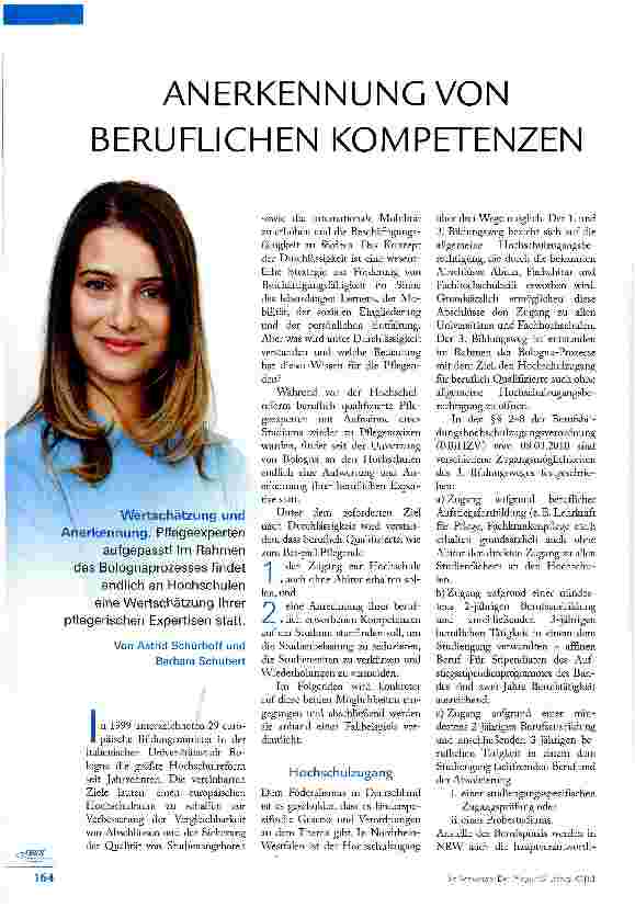 Vorschauseite 1: ANERKENNUNG VON BERUFLICHEN KOMPETENZEN