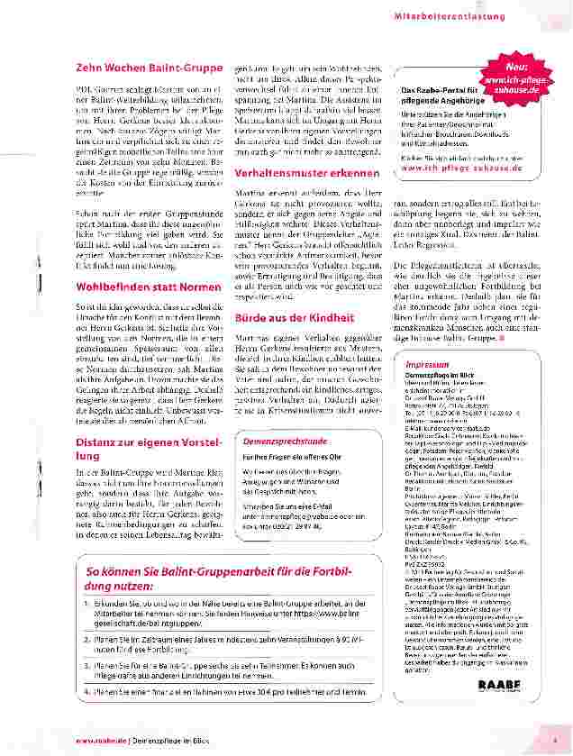 Vorschauseite 2: Raus aus der Sackgasse