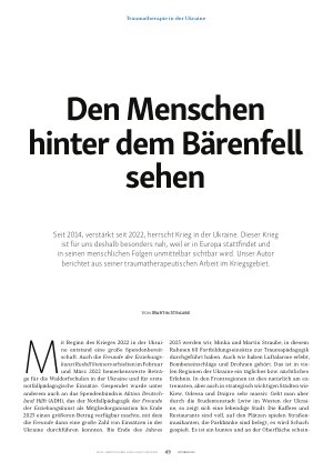 Vorschauseite 2: Den Menschen hinter dem Bärenfell sehen