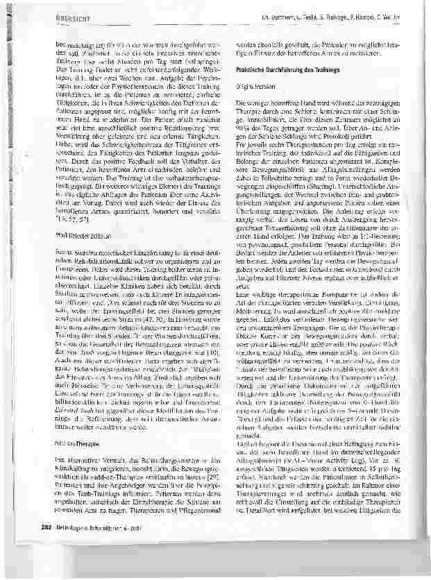 Vorschauseite 2: Lektionen aus dem Taub-Training: Implikationen für die moderne Rehabilitation