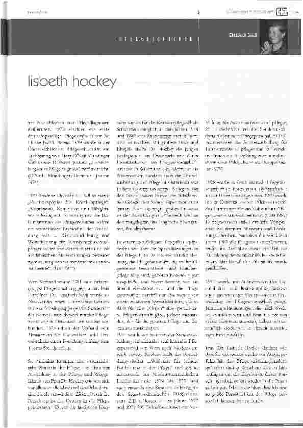 Vorschauseite 2: warum?laut dr. hockey die wichtigste fräse für pflegefachkräfte und pflegeforscherinnen