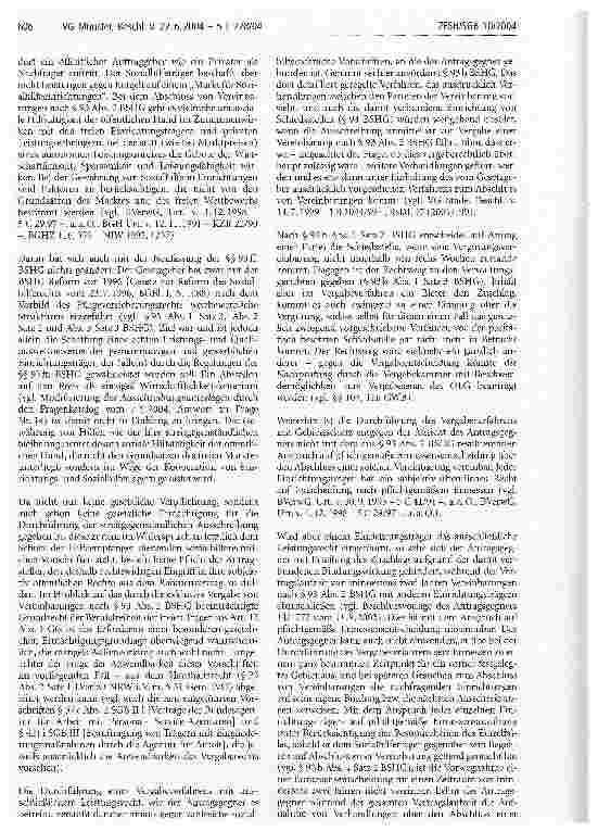 Vorschauseite 6: Ambulant betreutes Wohnen; Einstweilige Anordnung; Vereinbarungsabschlüsse; Vergabeverfahren