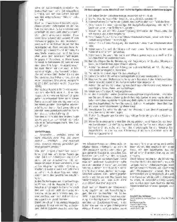 Vorschauseite 5: Verträge mit privaten Arbeitgebern - Chancen und Risiken