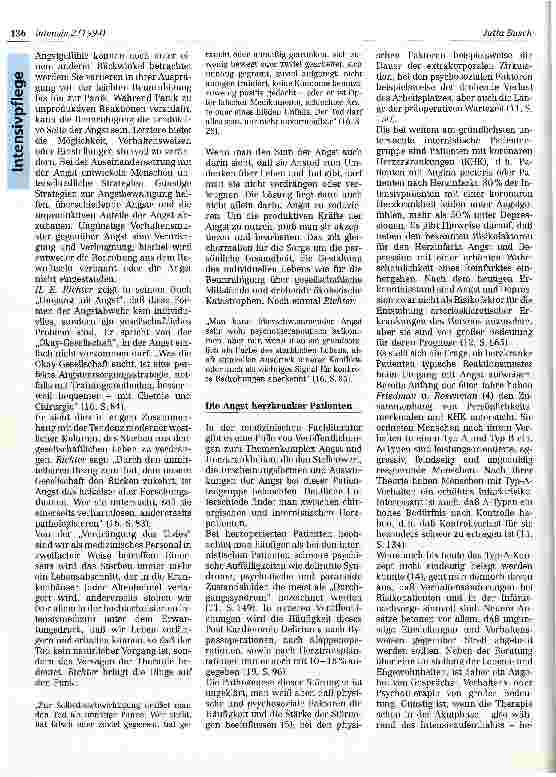Vorschauseite 2: Die Bedeutung der Angst herzkranker Patienten für die Intensivpflege